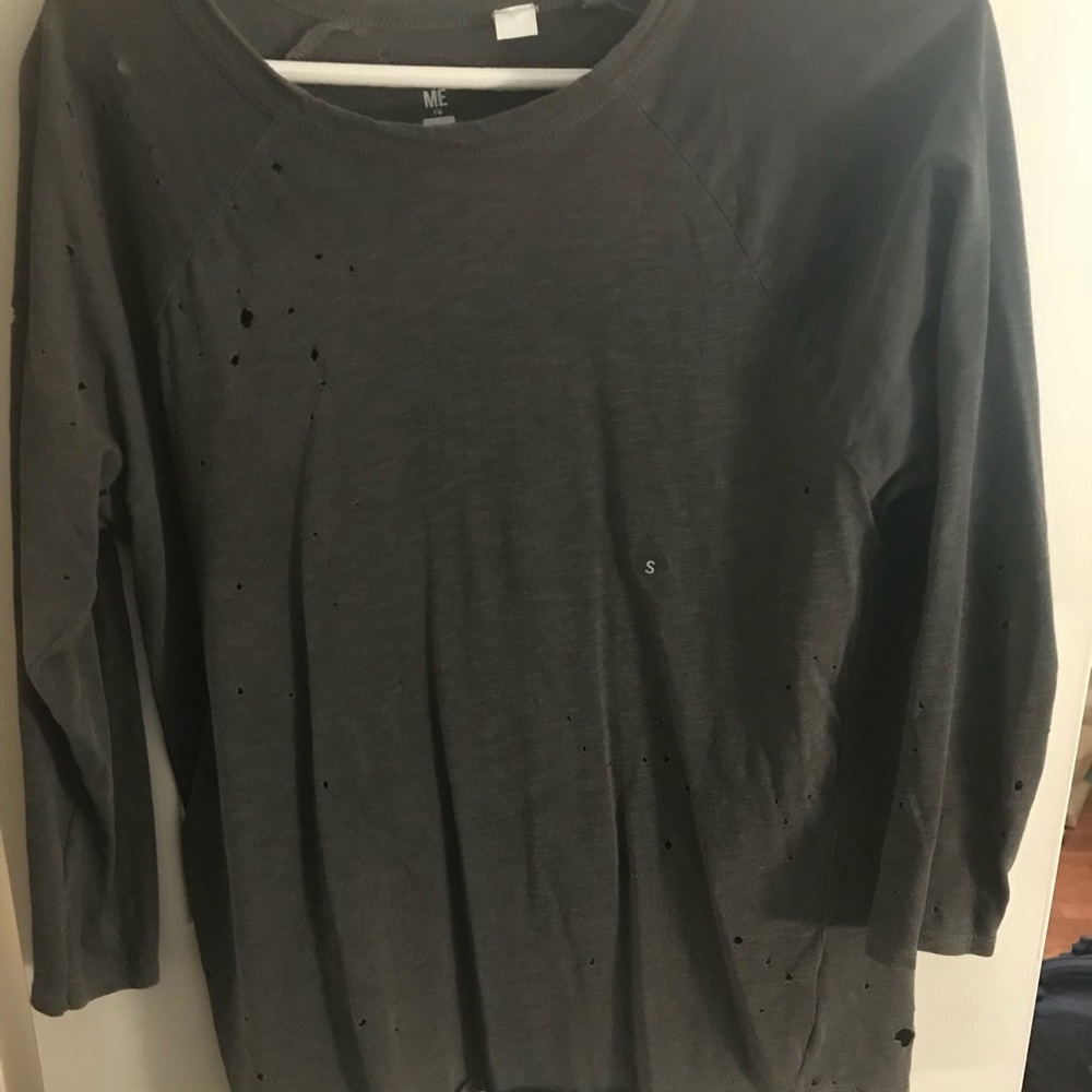 Pacsun hole 3/4 shirt